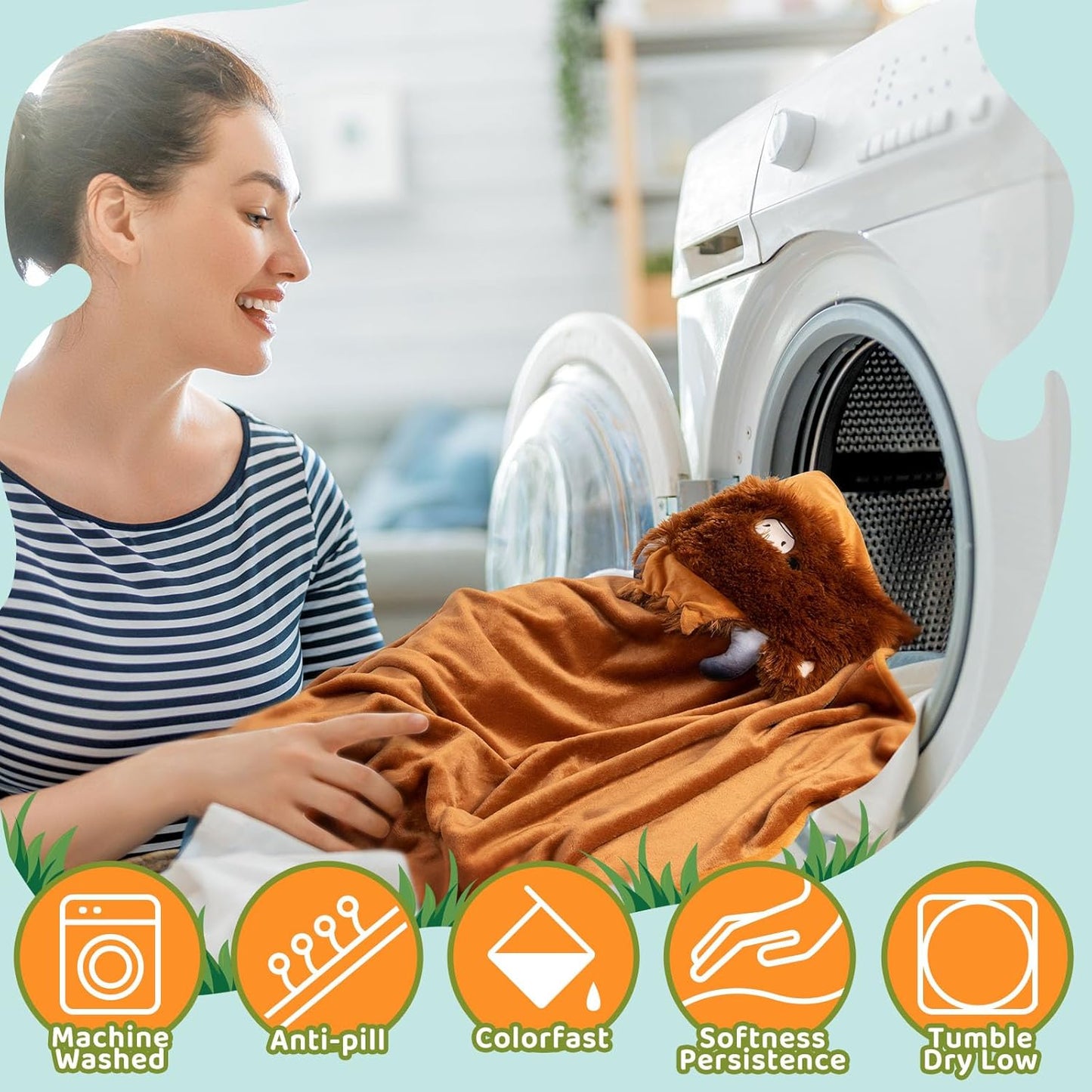 Highland Cow Hoodie Blanket™