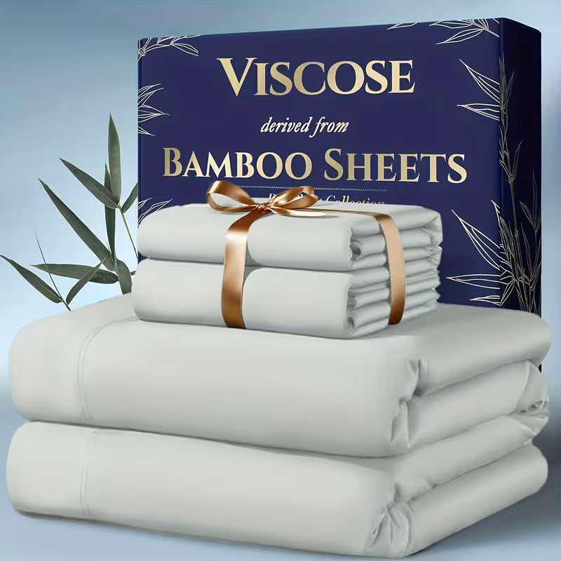 4pcs Bamboo Cooling Bedding