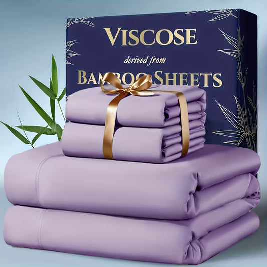 4pcs Bamboo Cooling Bedding