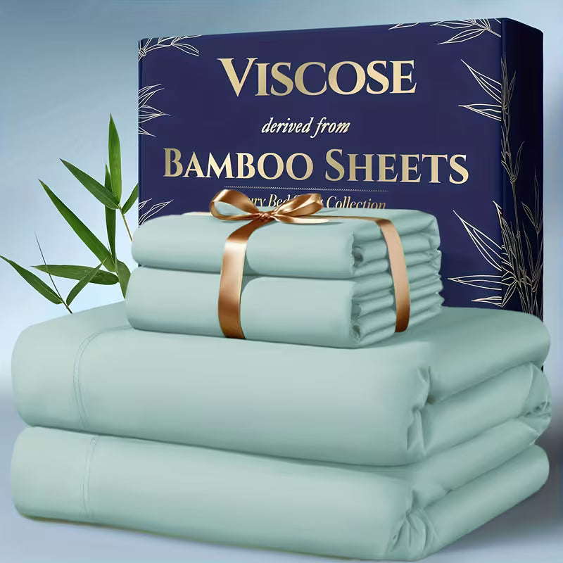 4pcs Bamboo Cooling Bedding
