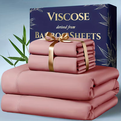 4pcs Bamboo Cooling Bedding
