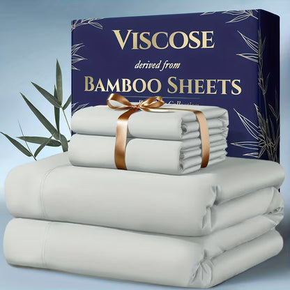 4pcs Bamboo Cooling Bedding
