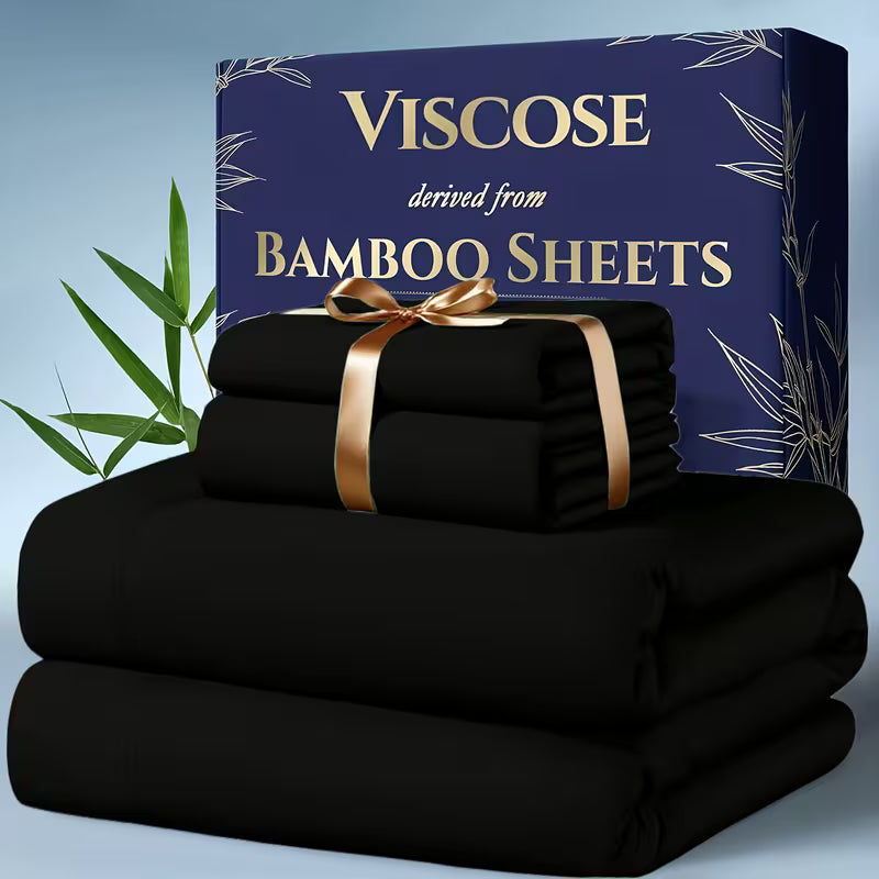 4pcs Bamboo Cooling Bedding