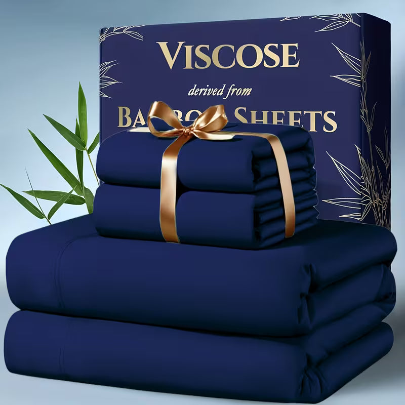 4pcs Bamboo Cooling Bedding